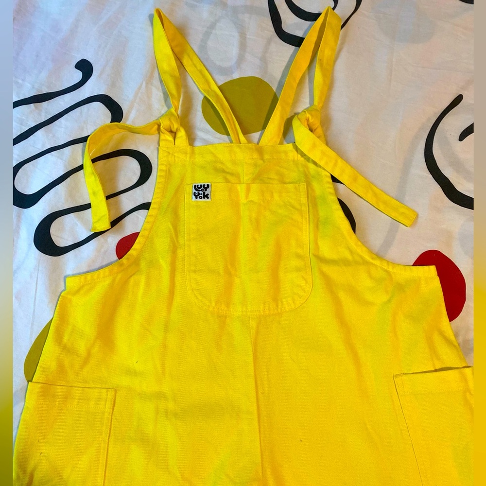 Lucy & Yak Yellow Dungarees, Size 2, EUC